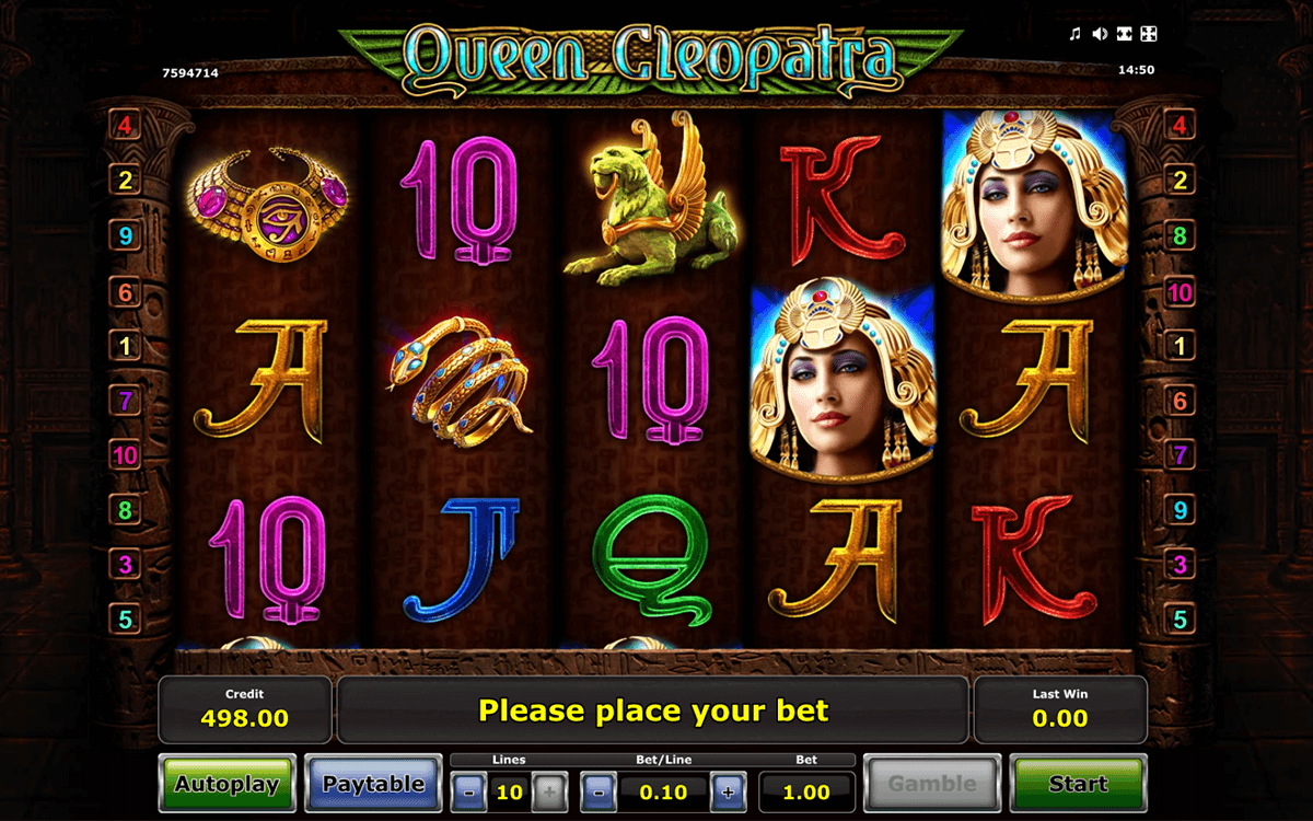 Slot machines online queen cleopatra