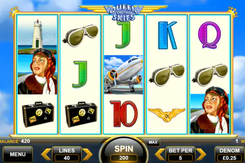 Queen Of The Skies Spin Games Casino Slots
