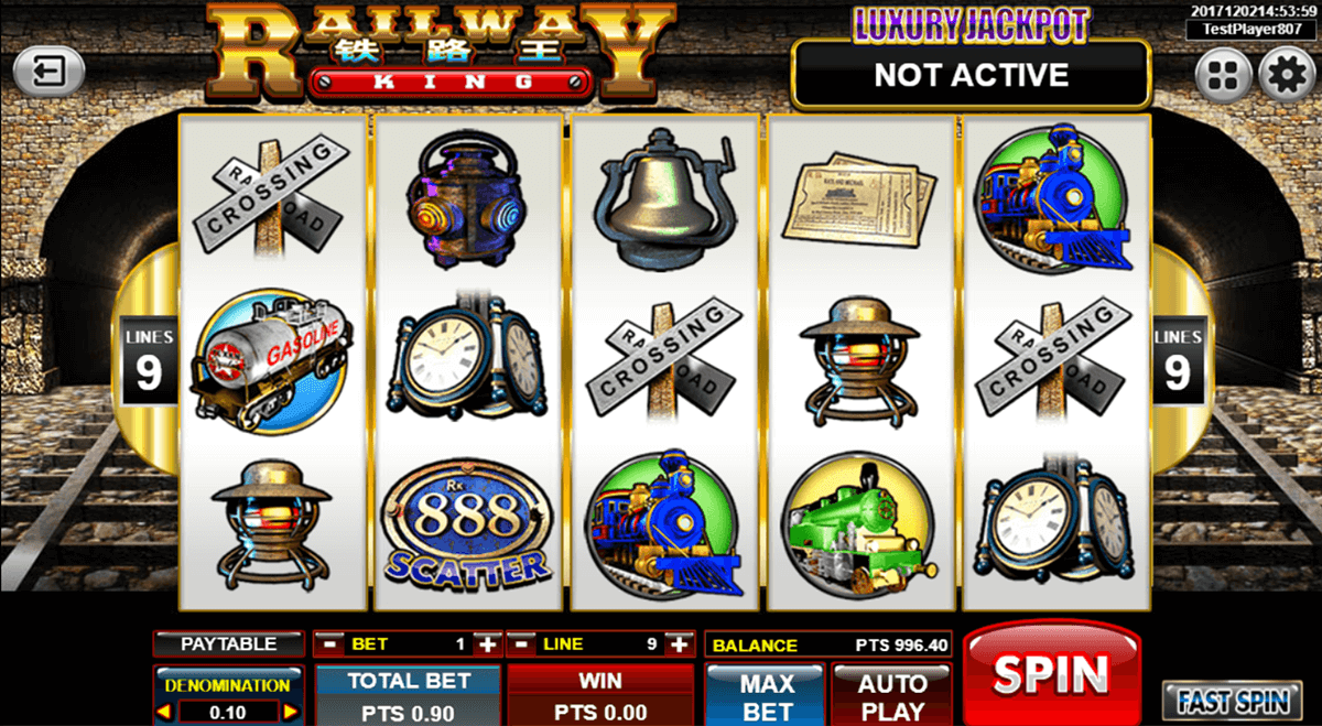 railway king spadegaming casino slots 
