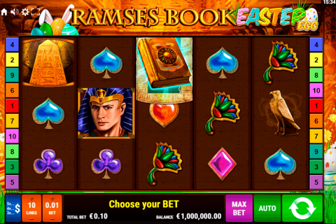 Ramses Book Easter Egg Gamomat Casino Slots
