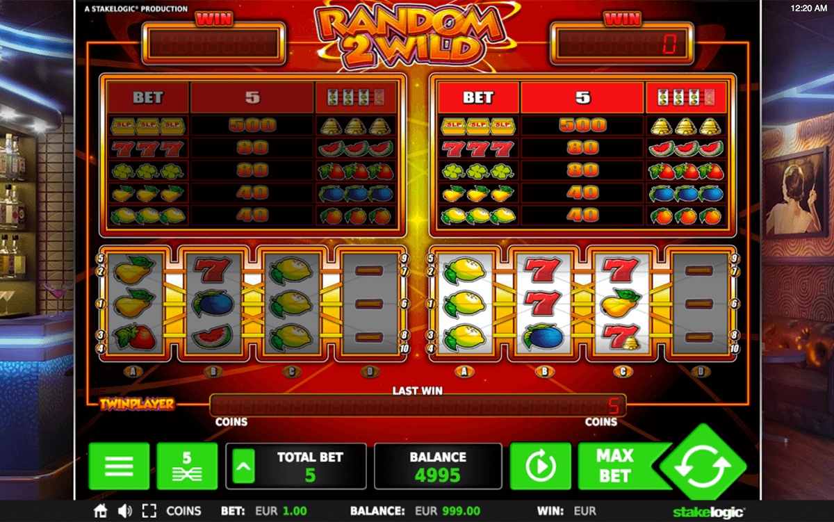 Random slot machine generator