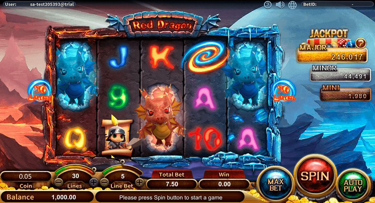 Red Dragon Slot Machine Online with RTP ᐈ SA Gaming Casino Slots