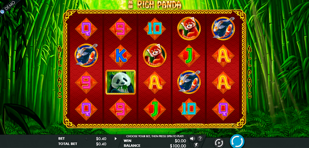 Rich Panda Slots Machine