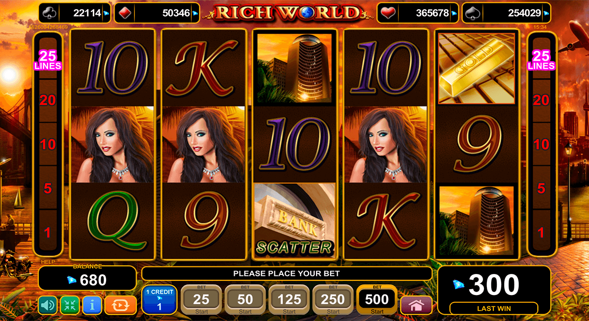 Rich World Slot Machine Rich World Slot Machine