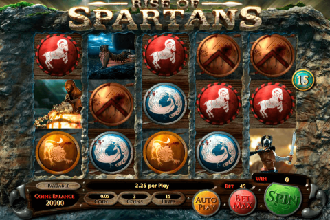 RISE OF SPARTANS GENII CASINO SLOTS