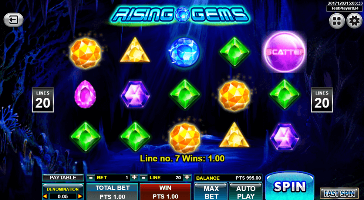 Rising Gems Slot Machine Online ᐈ Spadegaming Casino Slots