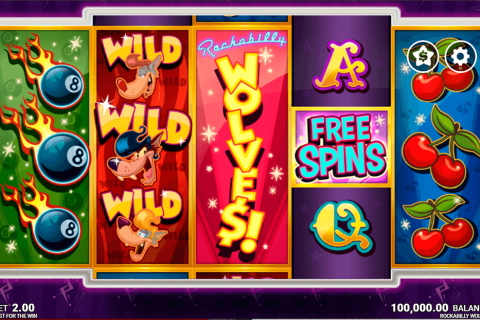 Rockabilly Wolves Microgaming Casino Slots