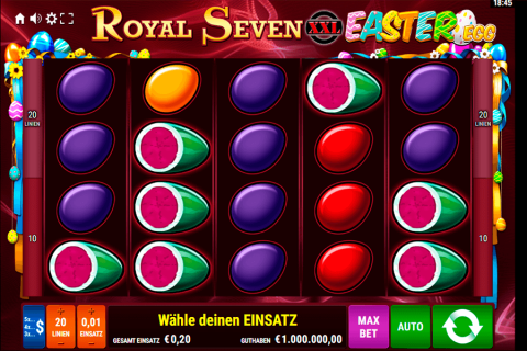 Royal Seven Xxl Easter Egg Gamomat Casino Slots