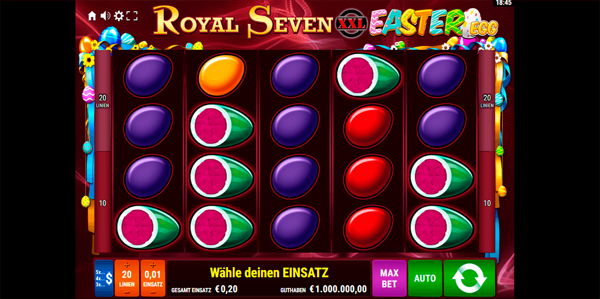 royal seven xxl easter egg gamomat casino slots 