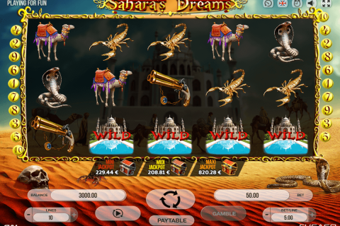 SAHARAS DREAMS FUGASO CASINO SLOTS