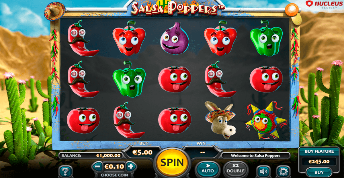 salsa poppers nucleus gaming casino slots 