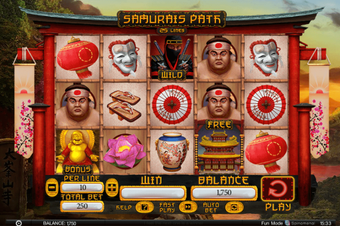 SAMURAI PATH SPINOMENAL CASINO SLOTS