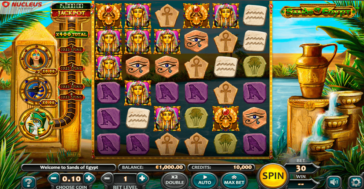 sands of egypt nucleus gaming casino slots 