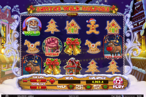 SANTA WILD HELPERS SPINOMENAL CASINO SLOTS
