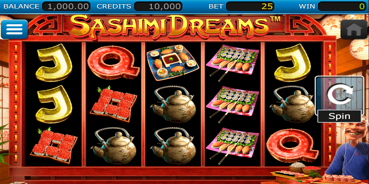 sashimi dreams nucleus gaming casino slots 