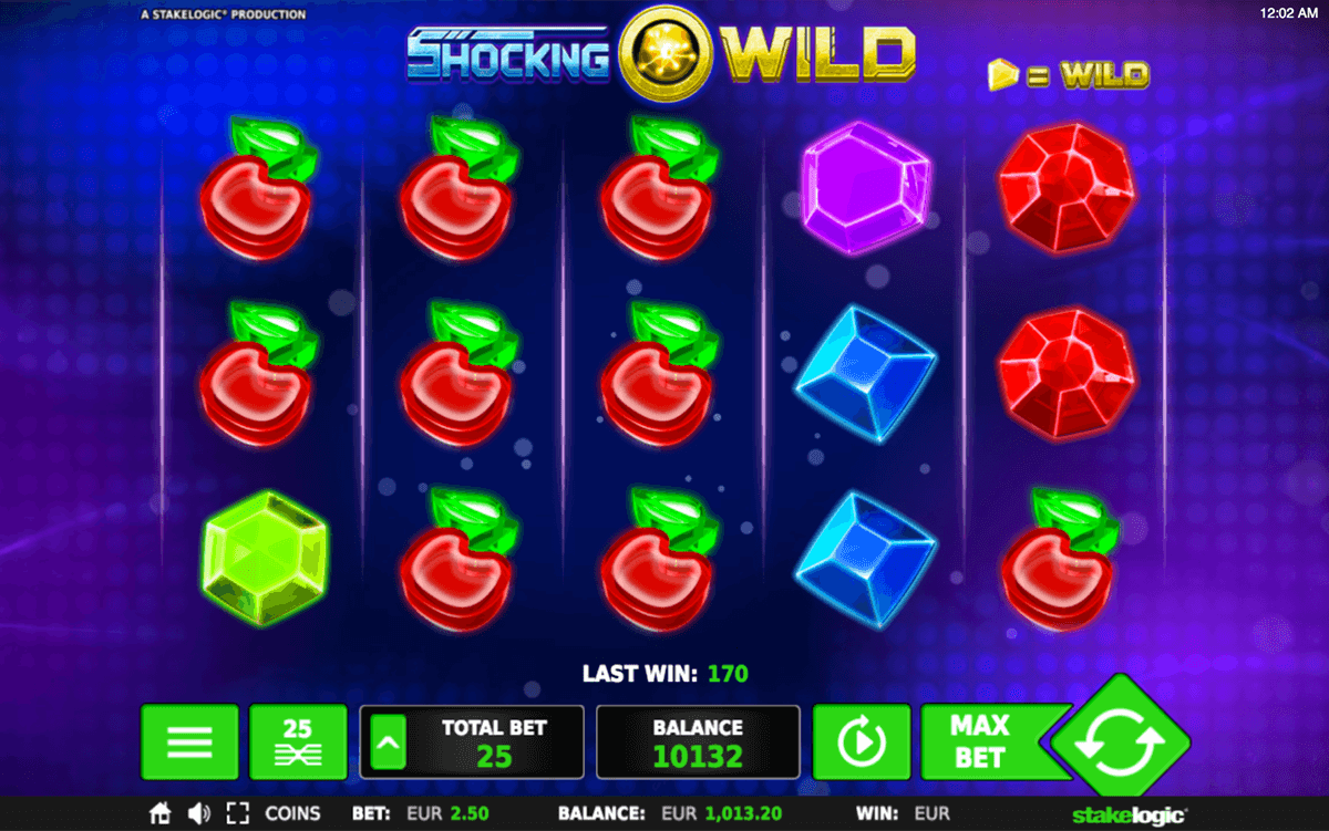 shocking wild stake logic casino slots 