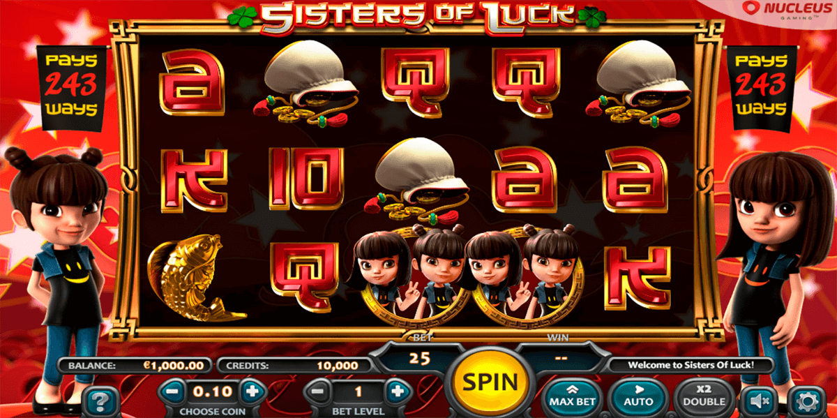 sisters of luck nucleus gaming casino slots 