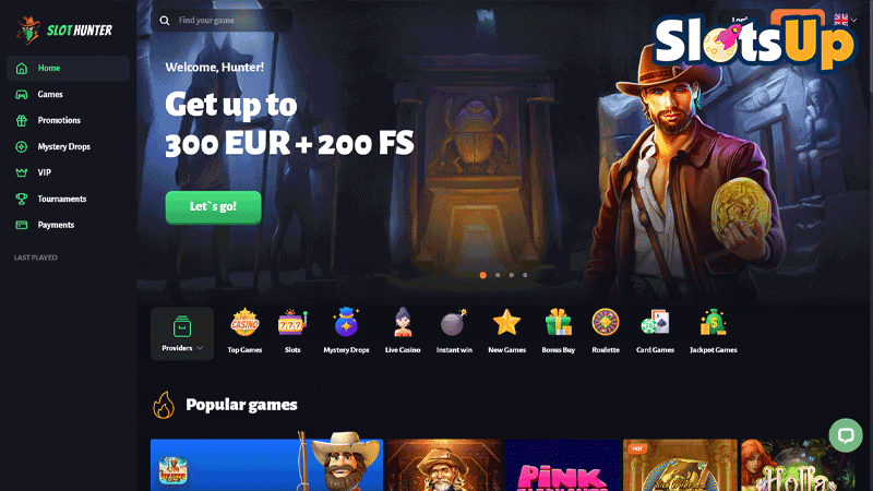 Slot Hunter casino lobby Slot Hunter Casino Lobby