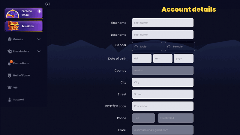 sloturigem login