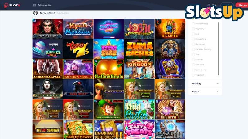 SlotV Online Casino Games