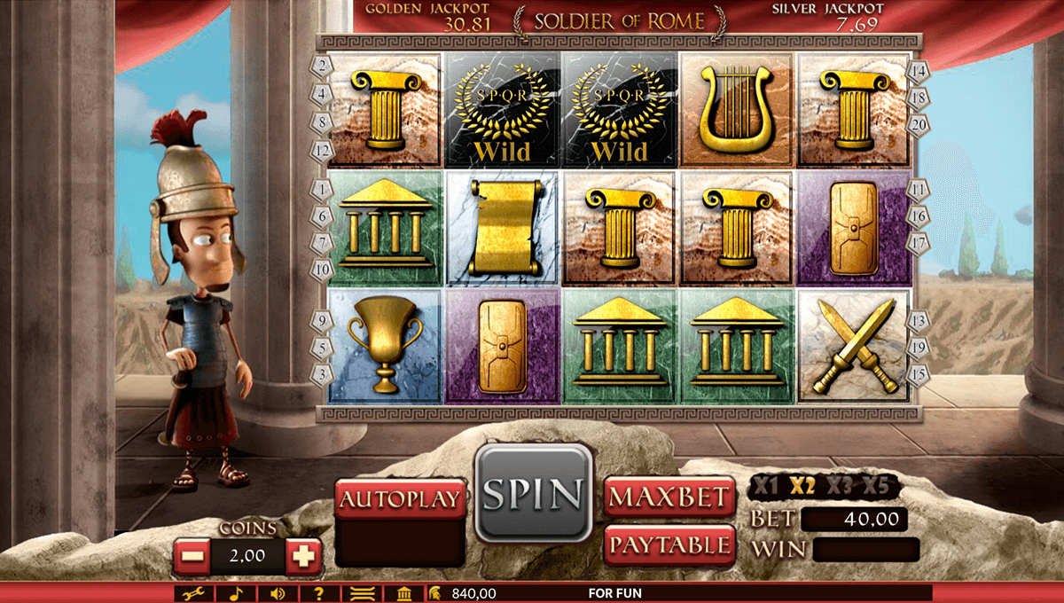 Soldier Of Rome Slot Machine Soldier Of Rome Slot Machine