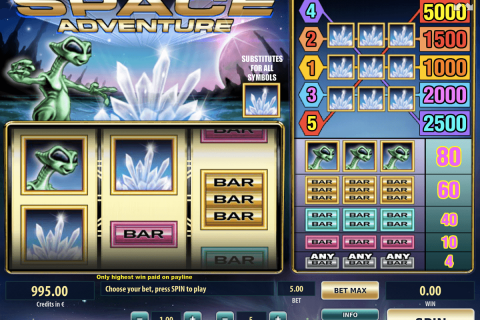 SPACE ADVENTURE TOM HORN CASINO SLOTS