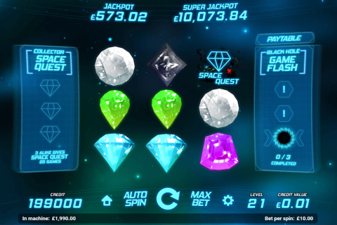 SPACE GEMS MAGNET GAMING CASINO SLOTS