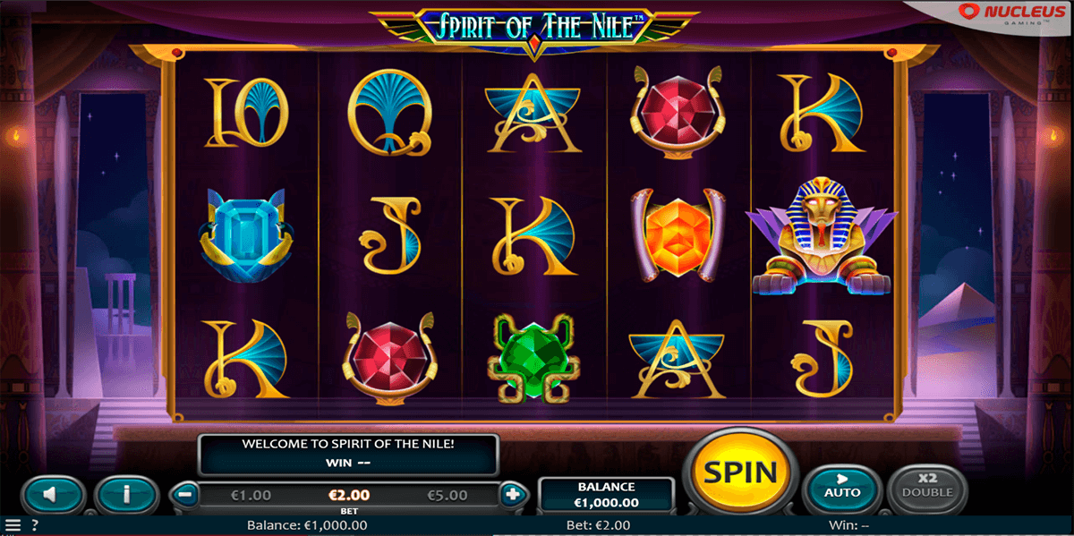 spirit of the nile nucleus gaming casino slots 