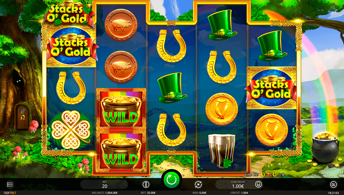 Stack of gold free slots