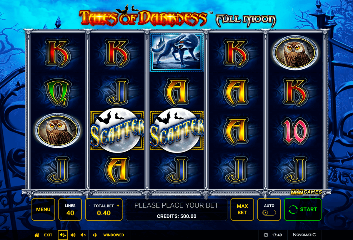  free casino games no download with bonuses Tales of Darkness Full Moon Free Online Slots 