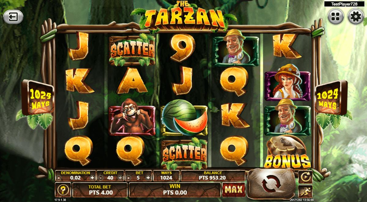 tarzan spadegaming casino slots 