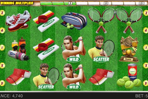 TENNIS CHAMPION SPINOMENAL CASINO SLOTS