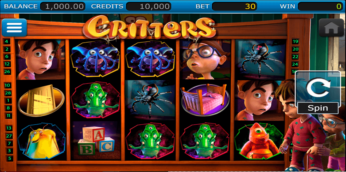 the critters nucleus gaming casino slots 