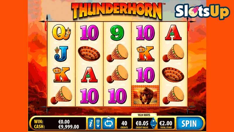 THUNDERHORN SLOT WITH 1024 FEATURE