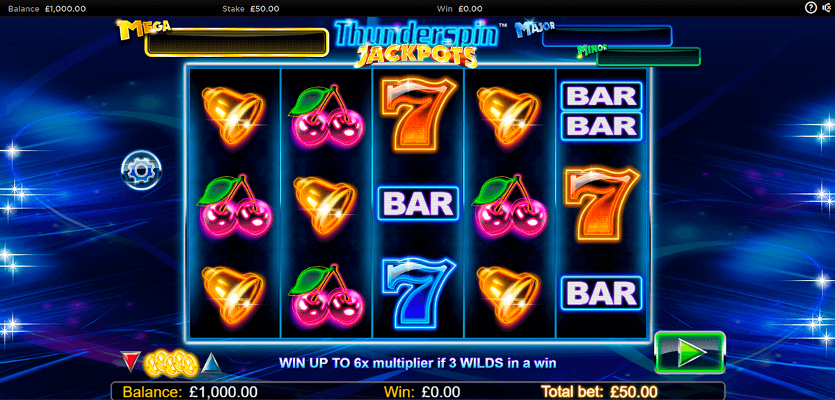 Event thunderspin jackpots nextgen gaming slot game double laughlin