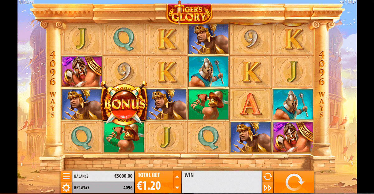 Tigers Glory Slot Machine Online with 96.51% RTP u1408 Quickspin Casino Slots