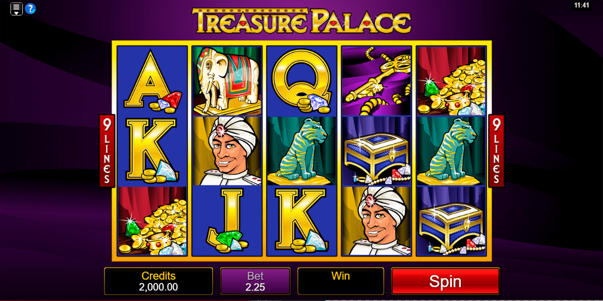 treasure palace microgaming casino slots 
