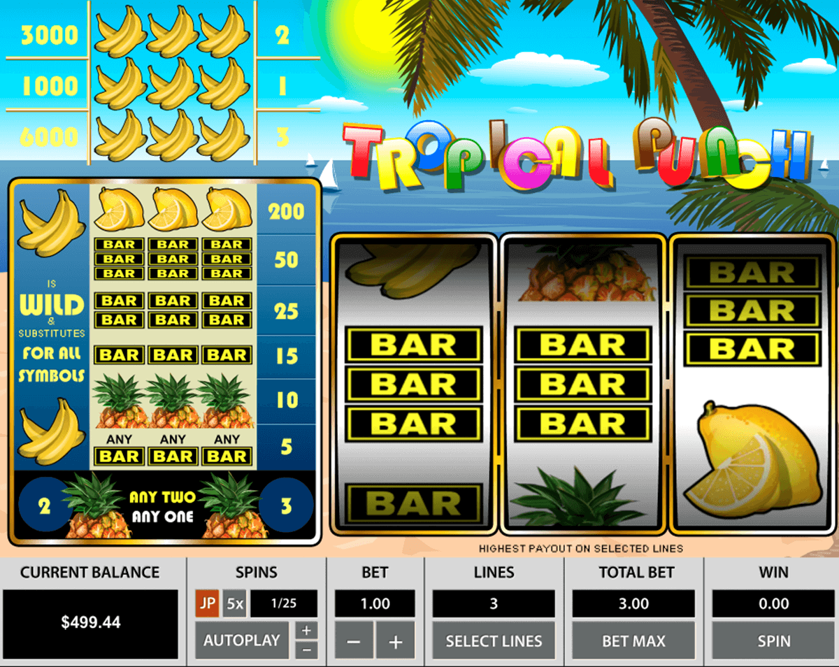 tropical punch pragmatic casino slots