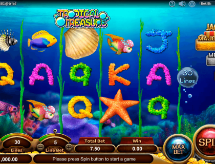 Tropical Treasure Sa Gaming Casino Slots 