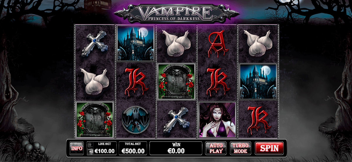 vampire princess of darkness playtech casino slots 