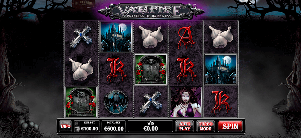 vampire princess of darkness playtech casino slots