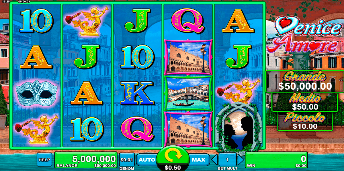 venice amore spin games casino slots 