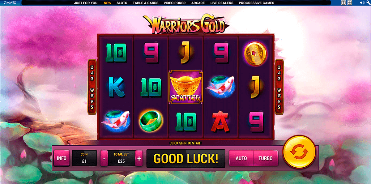 Warriors Gold Slot Machine