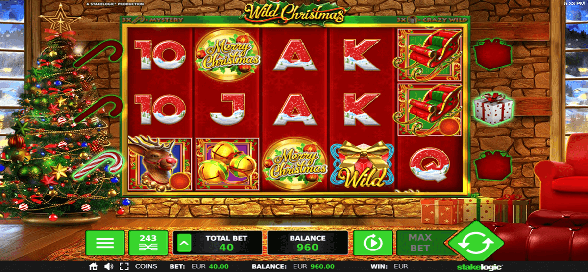 wild christmas stake logic casino slots 
