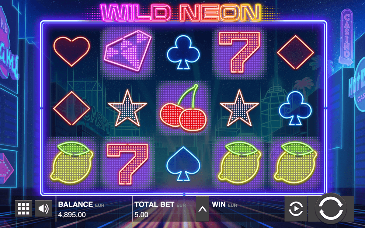 Wild Neon Slot Machine Online with 96.53% RTP ᐈ Push Gaming Casino Slots