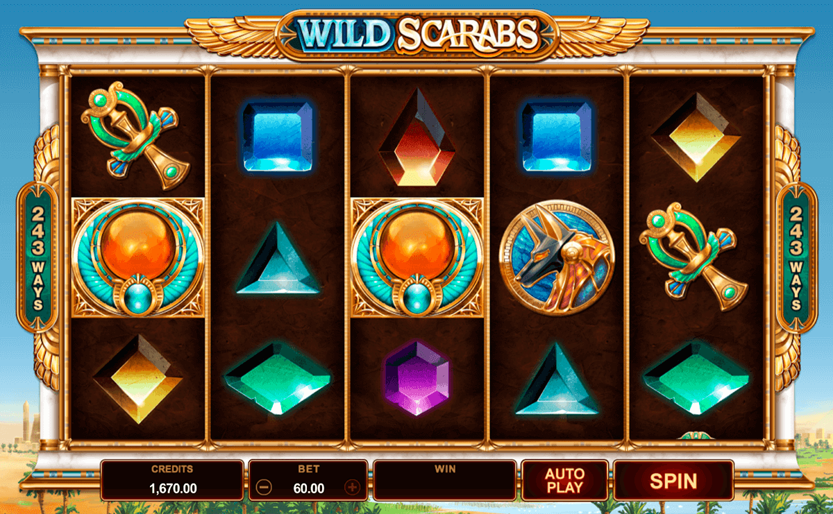 wild scarabs microgaming casino slots 