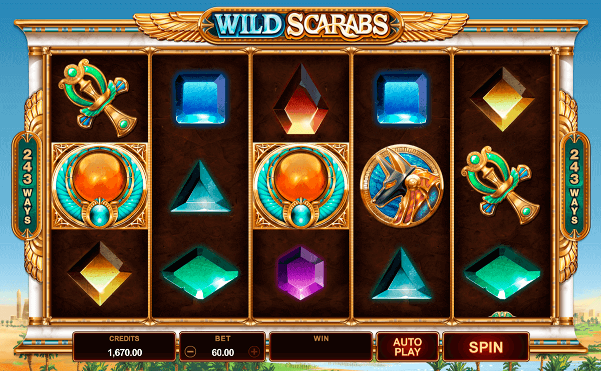 wild scarabs microgaming casino slots