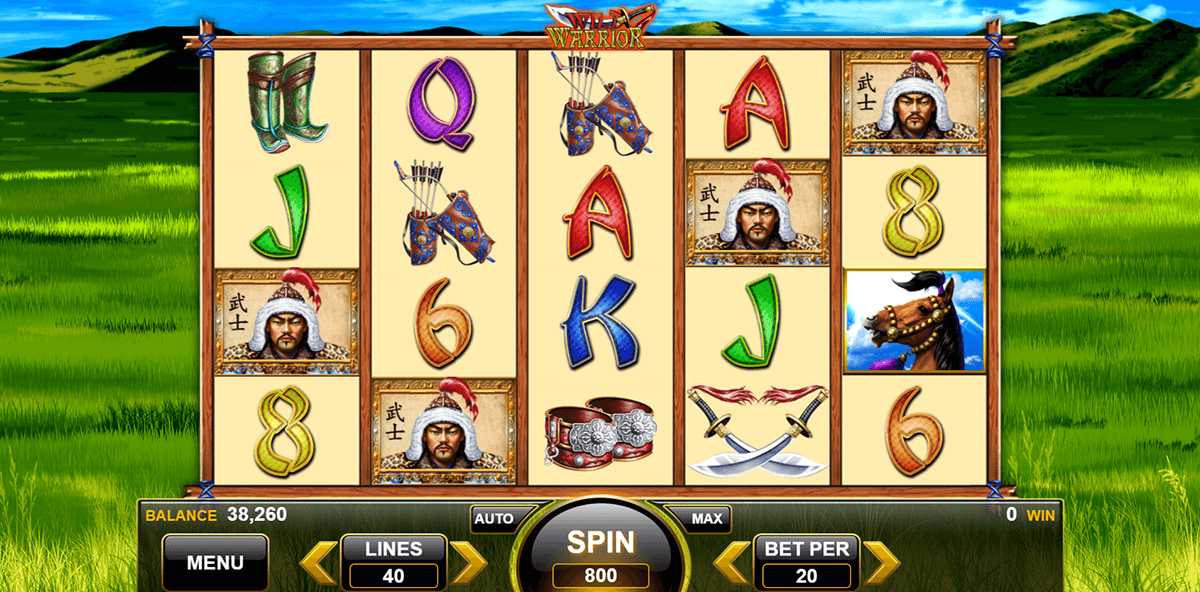 wild warrior spin games casino slots 