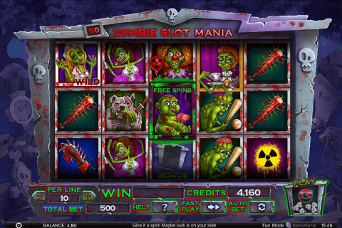 ZOMBIE SLOT MANIA SPINOMENAL CASINO SLOTS